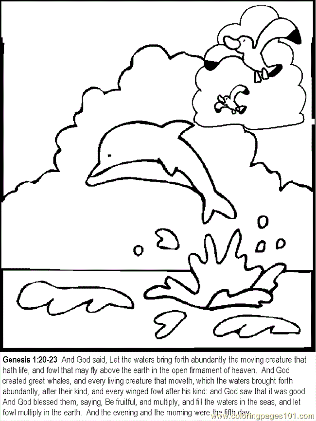 All Of Creation Coloring Pages