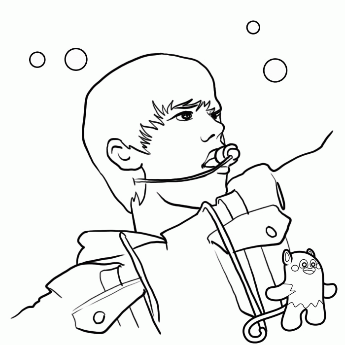 Justin Bieber Coloring Pages Online Free