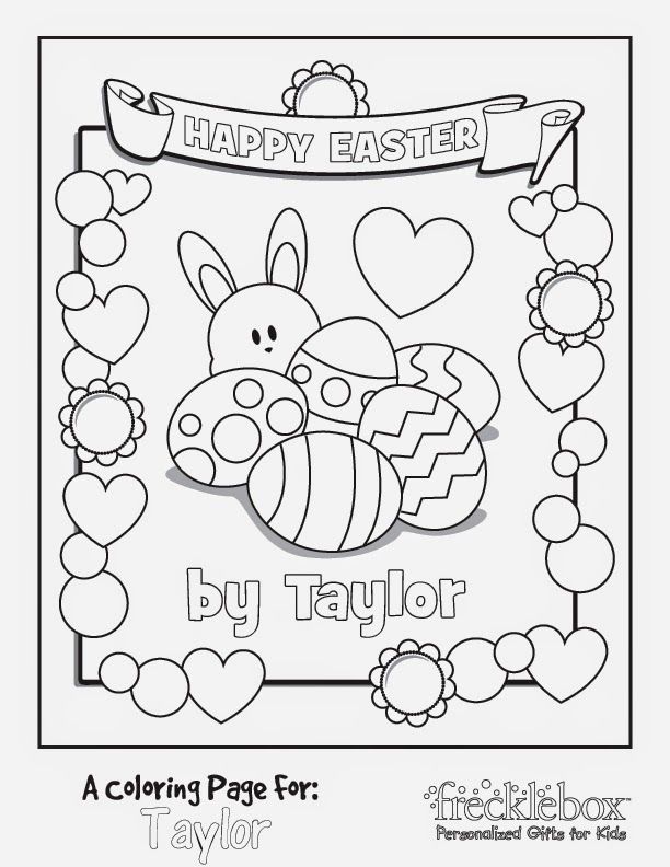 Mommie...Again PLUS: Easter Color Page Printable - Happy Easter Bunny!