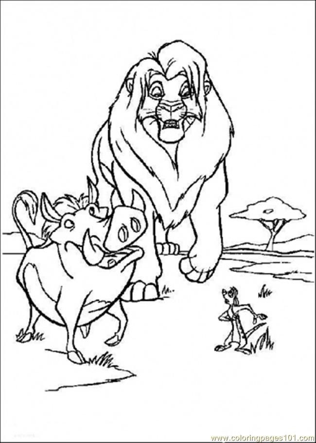 Coloring Pages He Lion King 16 Coloring Page (Cartoons > The Lion 