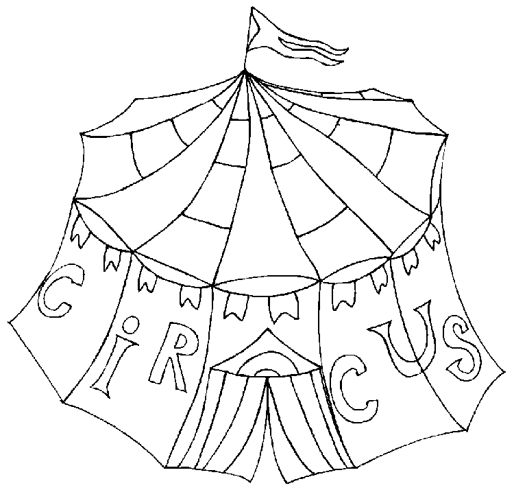 Circus Pictures To Color | Free coloring pages