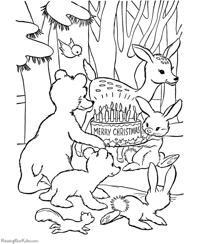 Christmas Tree Printable Holiday And Christmas Coloring Page For 