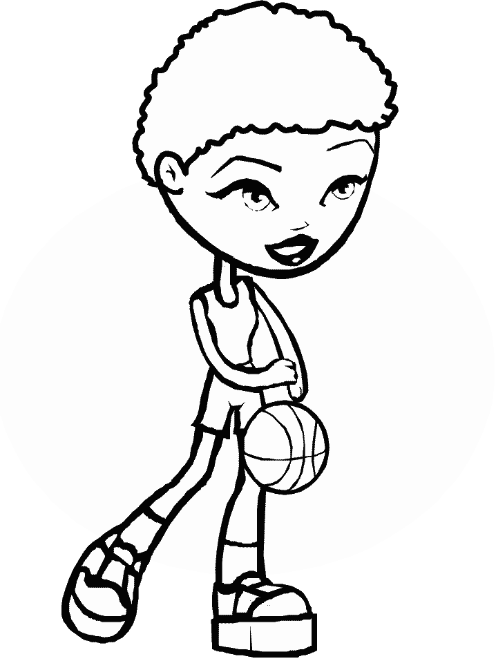 Printable Basketball 11 Sports Coloring Pages