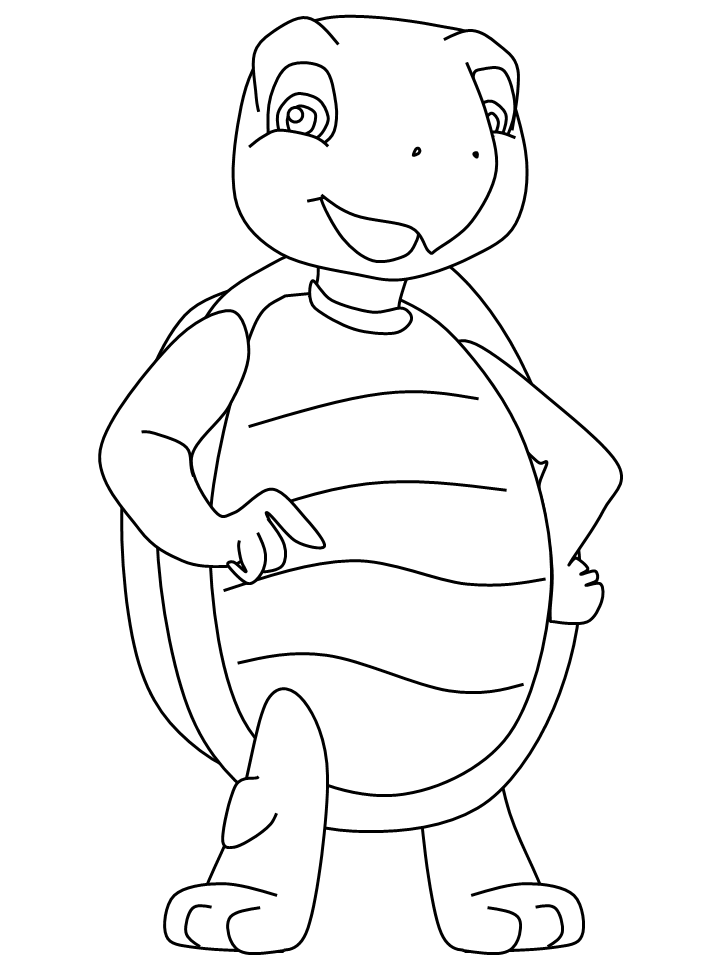 cartoon animal picture coloring page rabbit and turtle pictures 