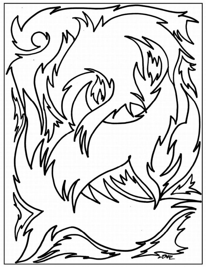 Abstract Coloring Pages For Teenagers