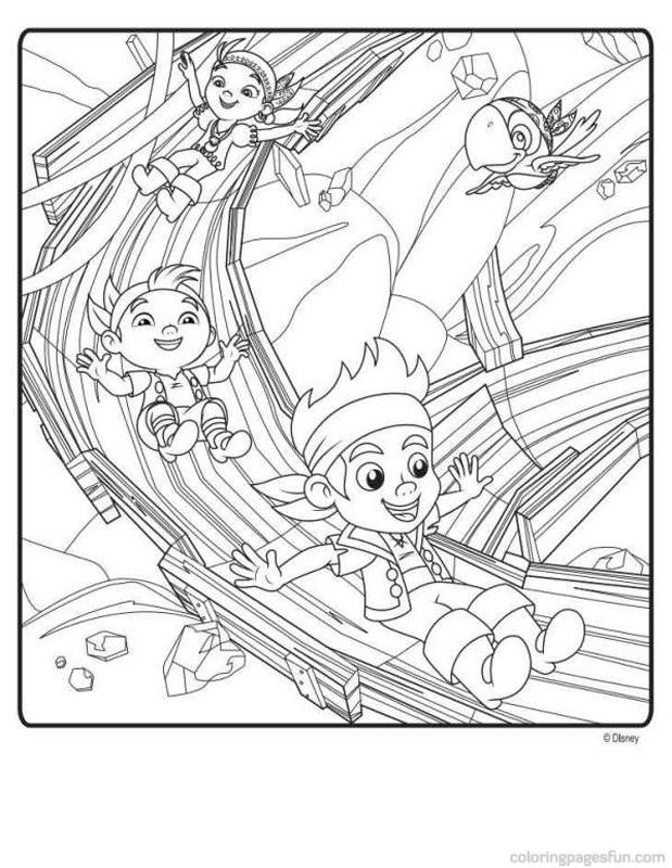 Jake and the Never Land Pirates | Free Printable Coloring Pages 