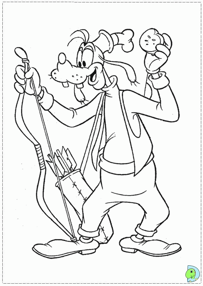 Goofy Coloring page