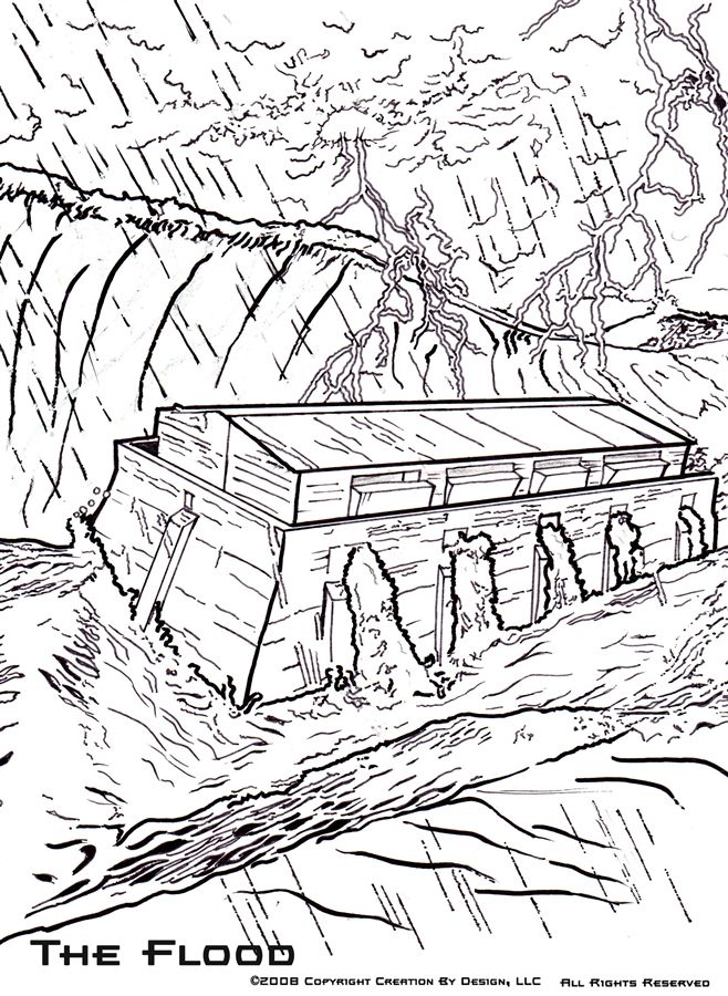 Free Coloring Page - Noah's Ark