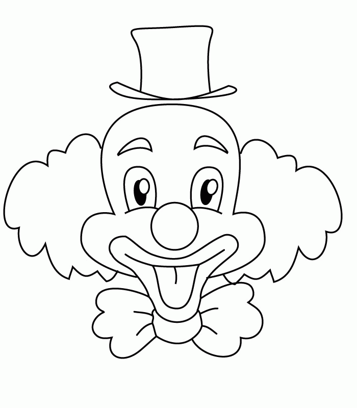 clown coloring pages for kids | Coloring Picture HD For Kids 