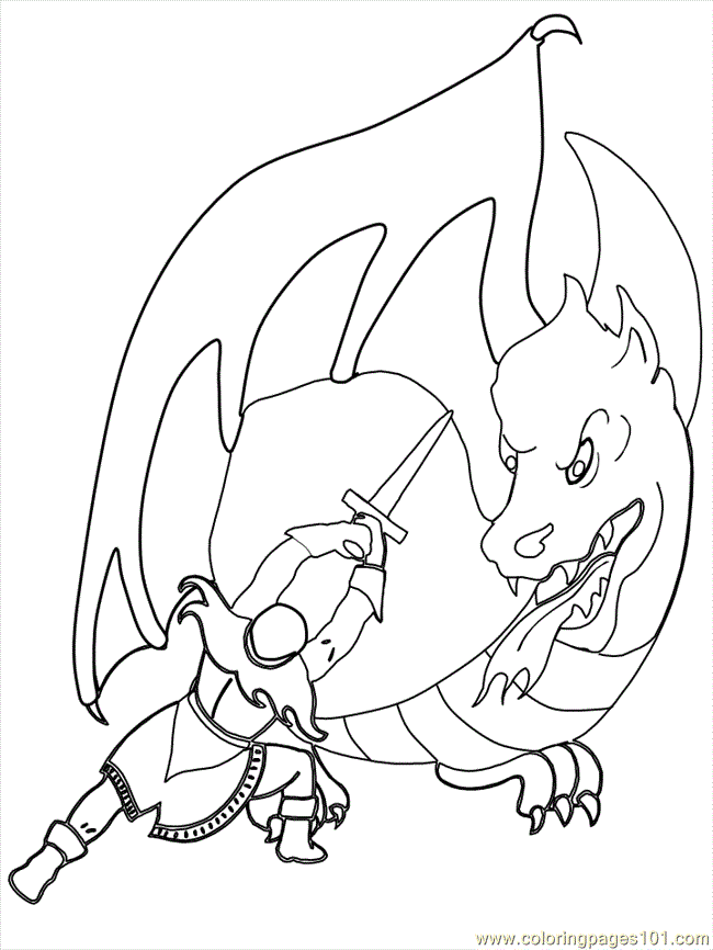 Coloring Pages Dragon Cartoon 34 (Cartoons > Dragon Ball Z) - free 