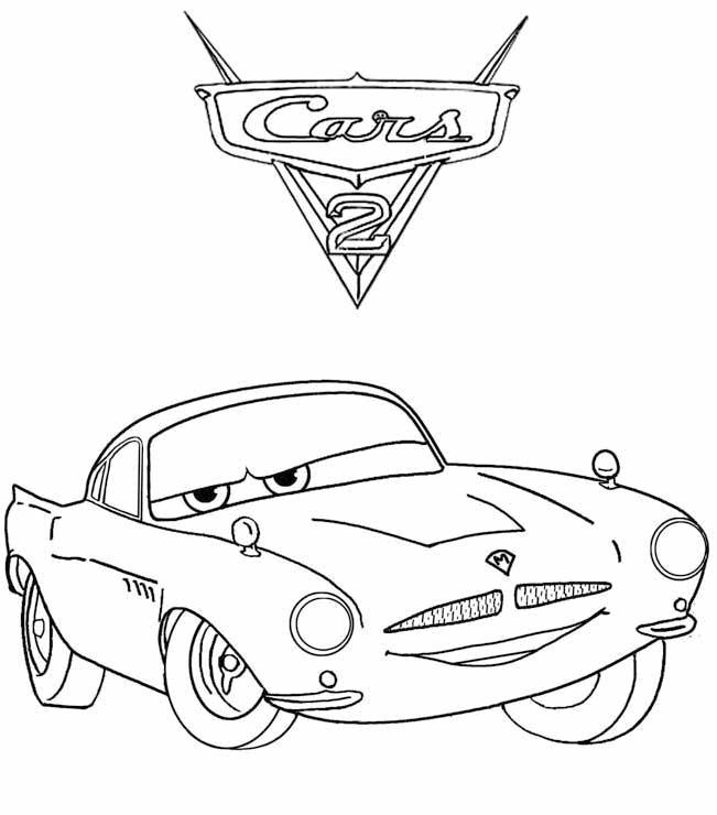 Download Finn Coloring Pages For Kids Cars 2 Or Print Finn 