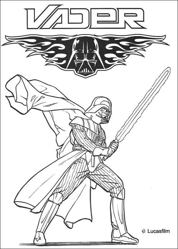 darth vader lego Colouring Pages