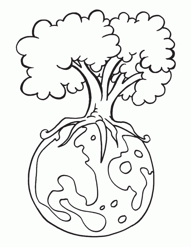 CONSERVE THE ENVIRONMENT Colouring Pages (page 2)