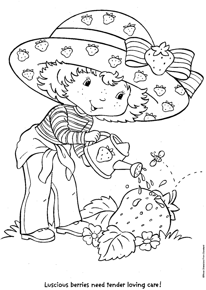 walking to school coloring book page girl