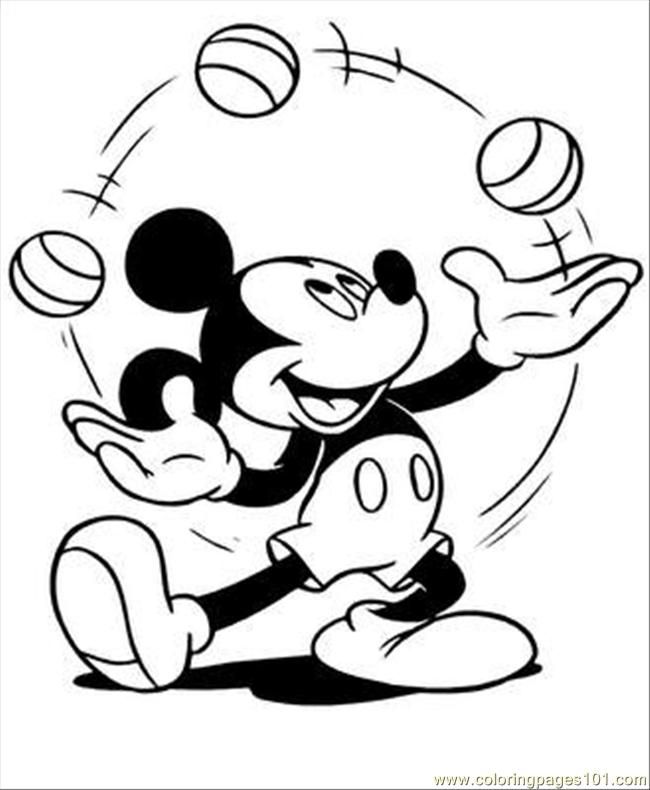 Mickey Mouse Coloring Pages Online Tattoo
