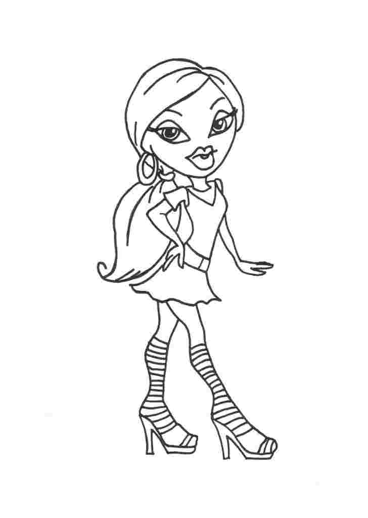 Bratz Colouring | download free printable coloring pages