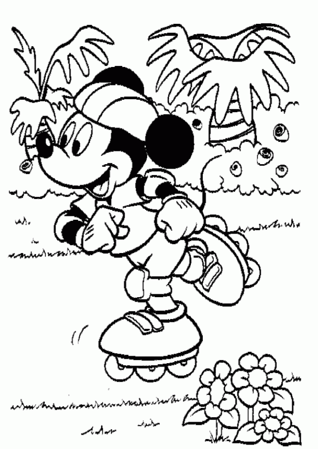 Mickey Mouse Coloring Pages Coloringmates Print Mickey Mouse 