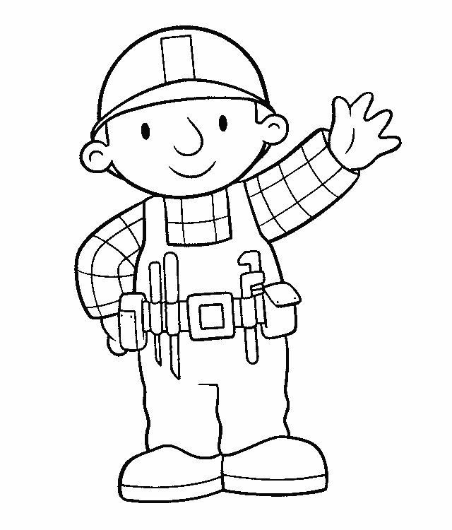 Bob The Builder Coloring Pages For Kids 34 | Free Printable 