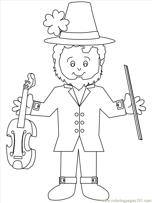 happy clover st patricks day color page holiday coloring pages 