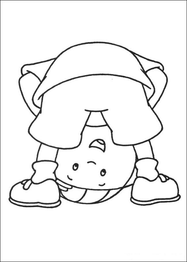 Caillou Coloring Pages Online - Picture 11 – Free Printable 