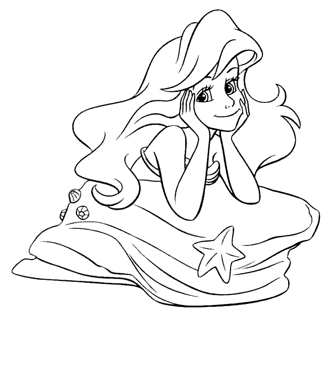 Ariel Coloring Pages 2 | Coloring Pages To Print