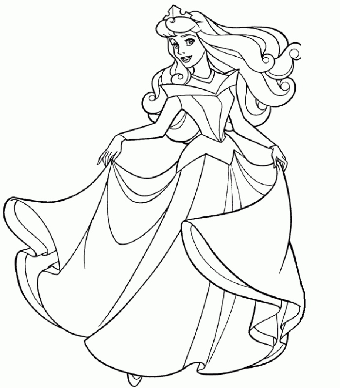 Kids Disney Princess Coloring Pages | download free printable 