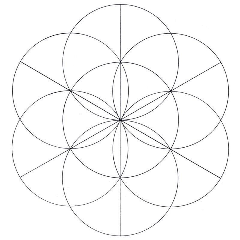 The nonagon (Method „A“) | Sacred geometry