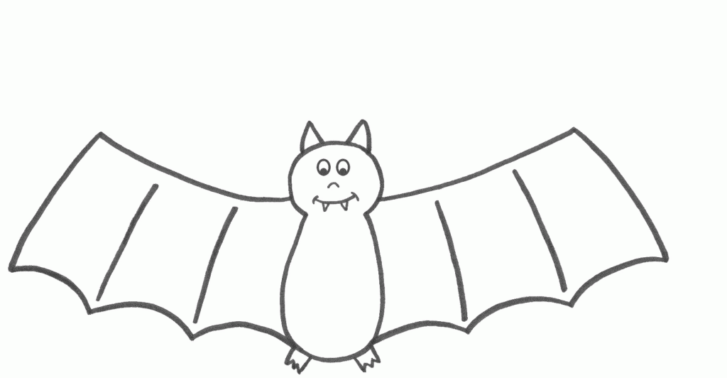 Bat Coloring Page