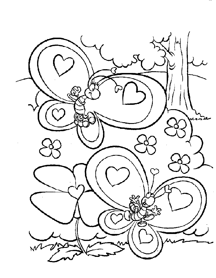 Valentine Coloring Pages