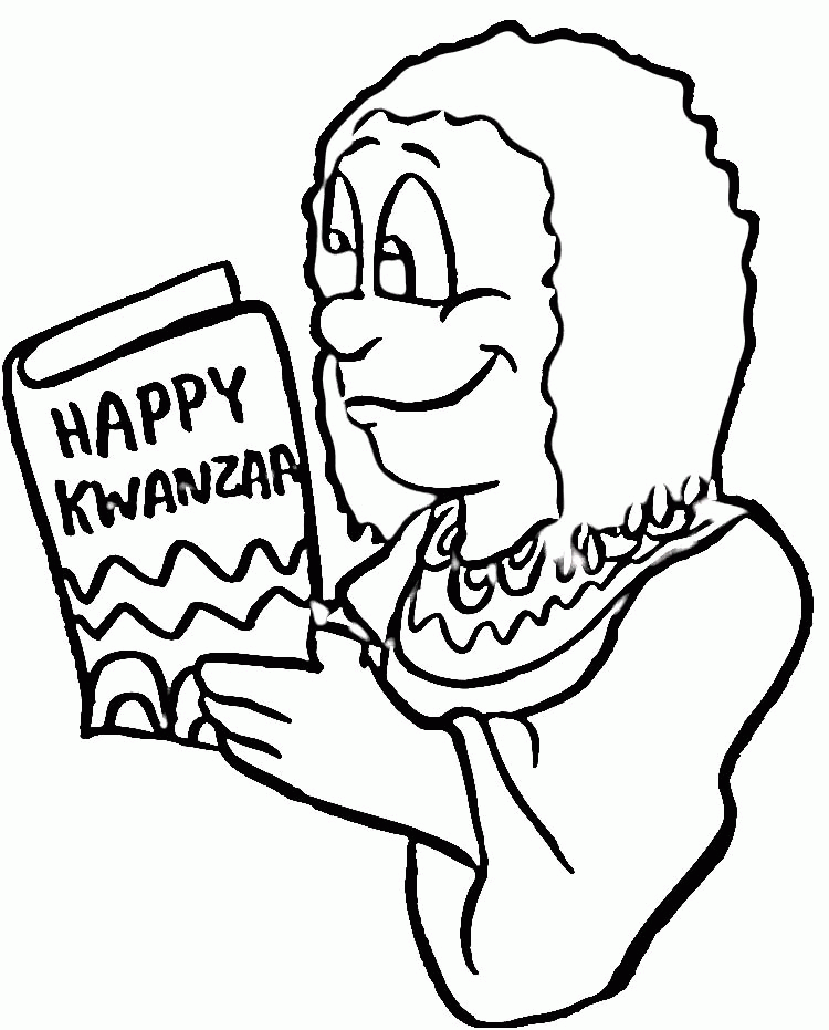 Happy Kwanzaa Coloring Online | Super Coloring