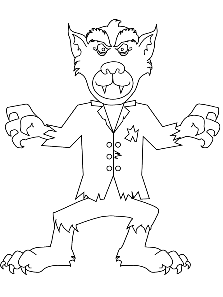 Werewolves Coloring Pages - Free Printable Coloring Pages | Free 