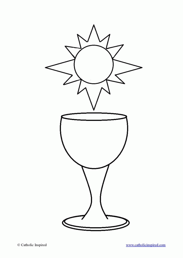 Chapter Handouts Children 39 S Catechism 246081 Eucharist Coloring 