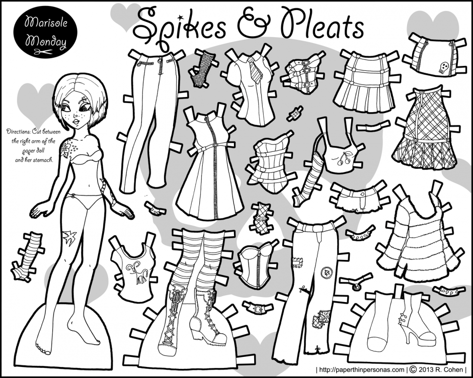 Christmas Girl Doll Coloring Page Coloringplus 221486 Doll 