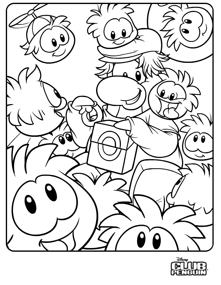 Club Penguin New Coloring Page | Alkatheeri12's Club Penguin Cheats