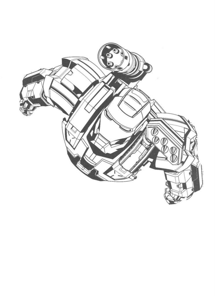 The Iron Man Coloring Pages to Kids : New Coloring Pages