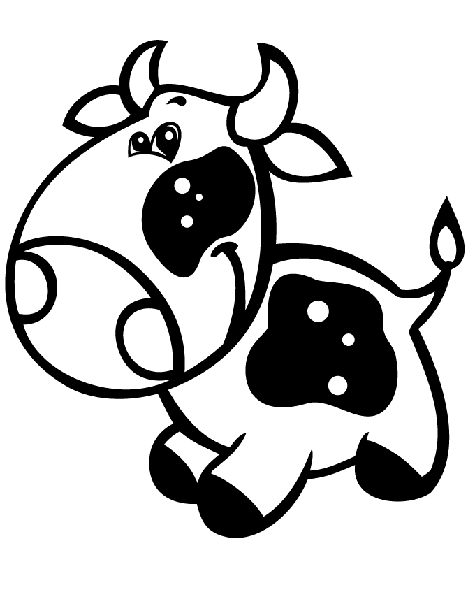 Cow Coloring Pages | Inspire Kids