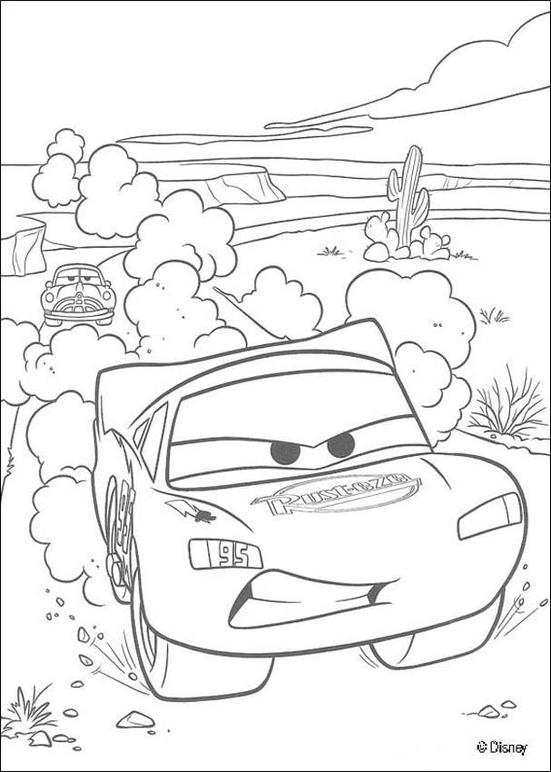 Lightning Mcqueen Coloring Pages Free