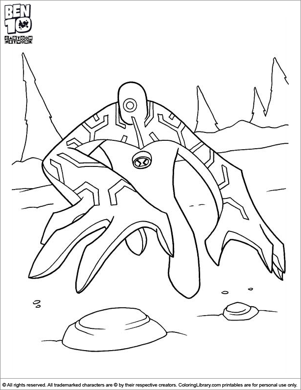 ben 10 bbq Colouring Pages