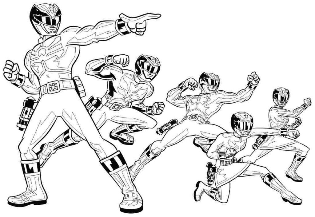 power rangers coloring pages : Printable Coloring Sheet ~ Anbu 
