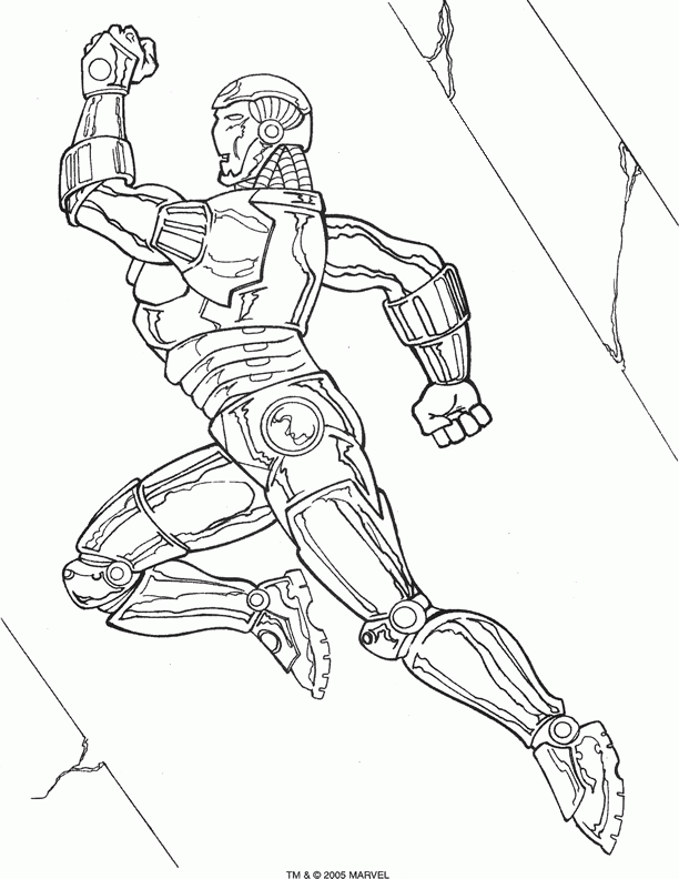 Coloring Page - Iron man coloring pages 34