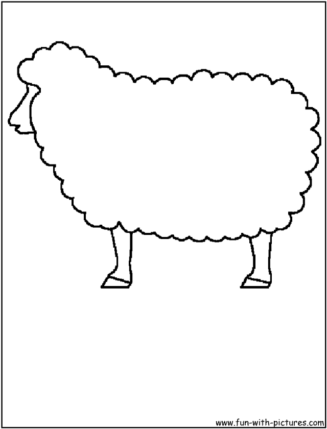 Coloring Picture Of A Sheep 249151 Sheep Coloring Pages For Kids