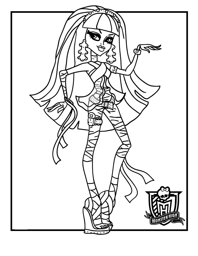 Monster High 29 | Ausmalbilder kostenlos