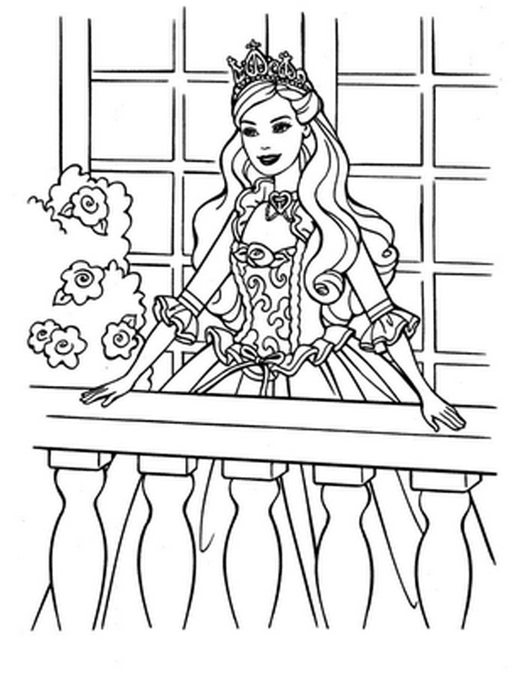 Barbie color sheets | coloring pages for kids, coloring pages for 