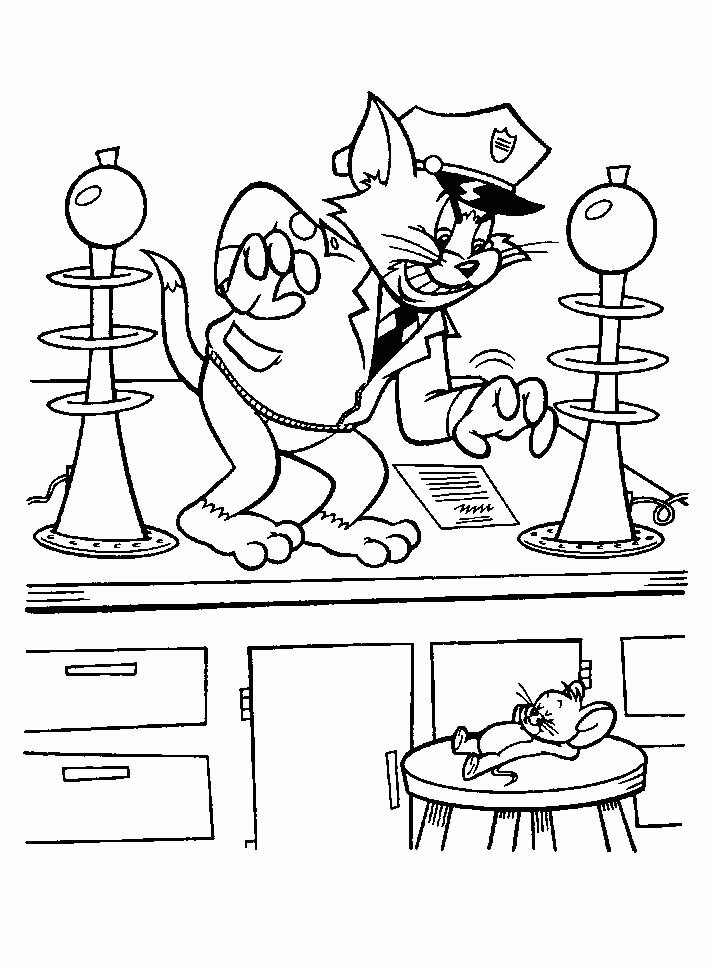 Coloring pages tom jerry - picture 22