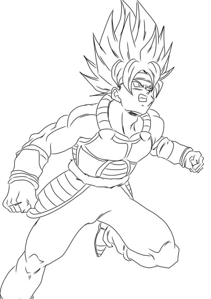 Print Dragon Ball Kai Coloring Pages Goku - deColoring