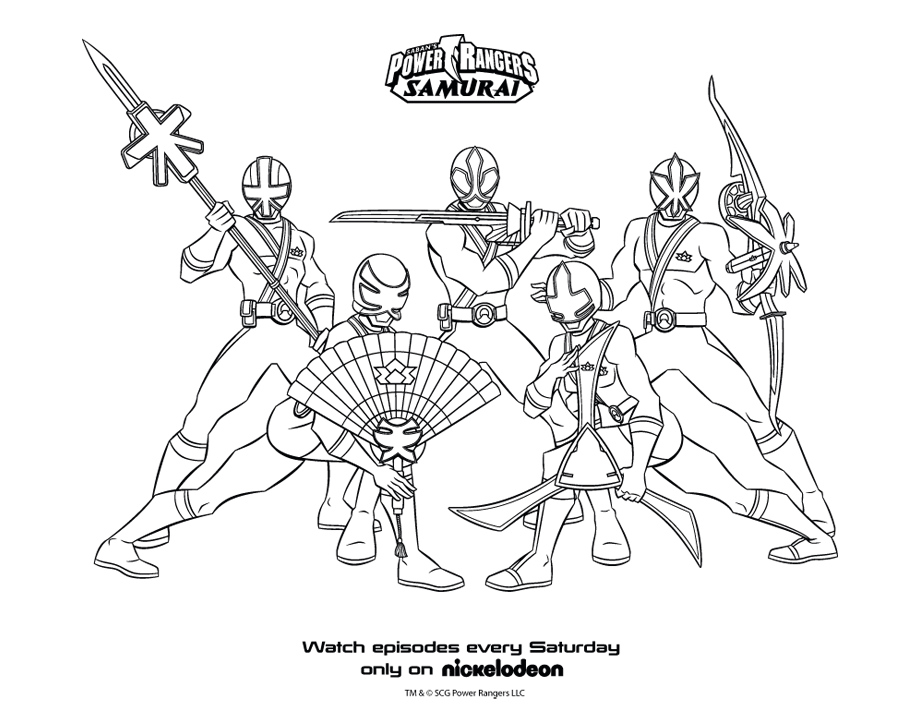 Power Rangers Coloring Page | Coloring Pages