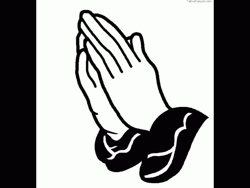 Praying Hands Coloring Page Pictures And Tattoo Design 