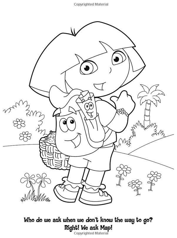 Dora's Super Silly Coloring Book - Free Shipping