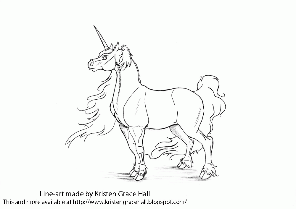 Unicorn Color Pages - Free Coloring Pages For KidsFree Coloring 