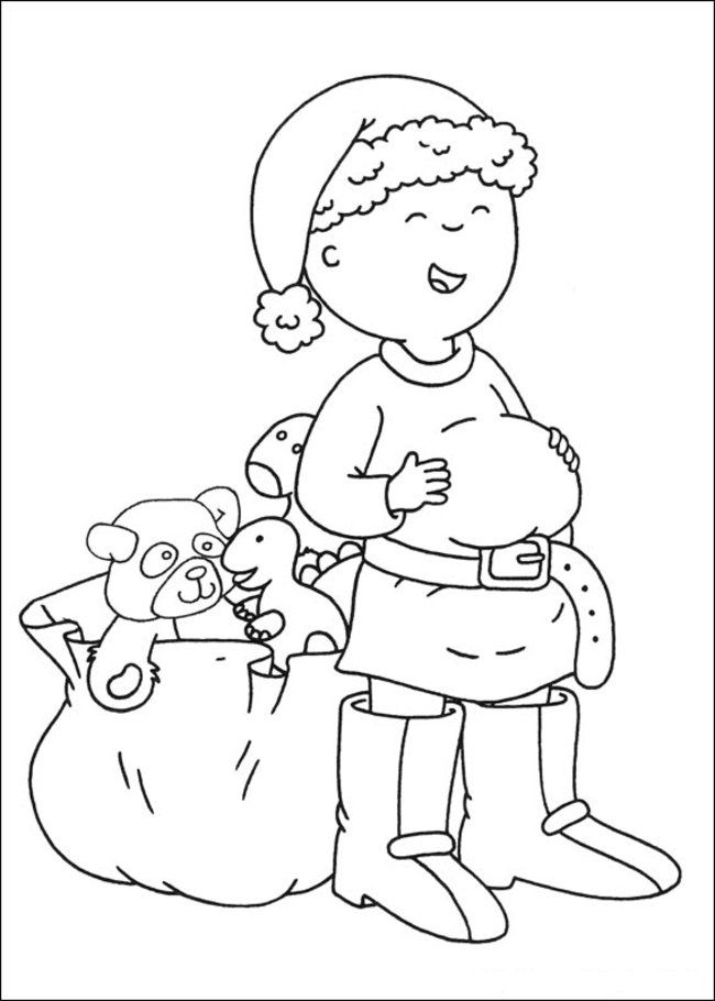 Caillou Coloring Pages Online - Picture 21 – Free Printable 